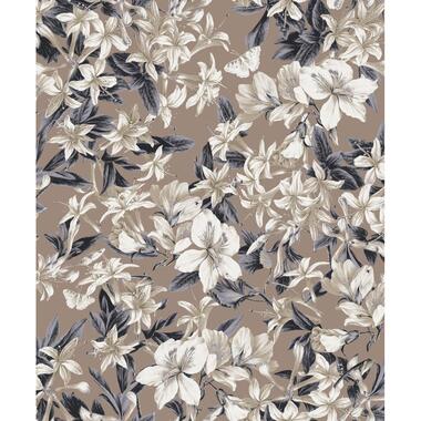 Khroma by Masureel papier peint - fleurs - marron - 53 cm x 10.05 m product