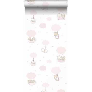 Sanders & Sanders papier peint - animaux - rose et blanc - 53 cm x 10 m product