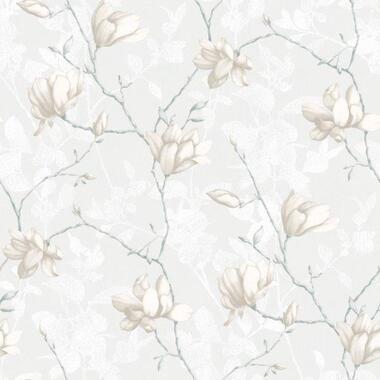 Borastapeter behangpapier - magnolia - beige - 53 cm x 10.05 m product