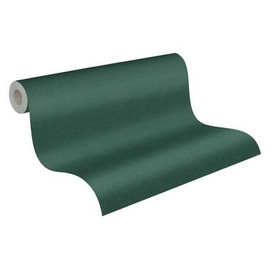 A.S. Création behangpapier - effen - groen en donkergroen - 53 cm x 10,05 m - AS product