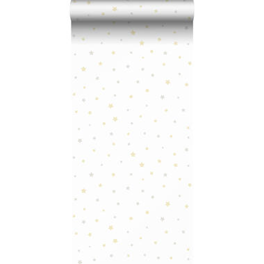 Sanders & Sanders papier peint - petites étoiles - jaune, beige et blanc product