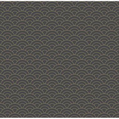 Sanders & Sanders papier peint - art déco - noir et or - 53 cm x 10 m product