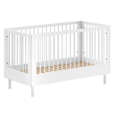 Lit de bébé Forrest 70x140cm - réglable - bois de hêtre blanc product