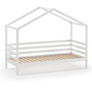 Vipack Bedhuisje Homie 90x200cm - met rolbed - massief dennenhout - wit product