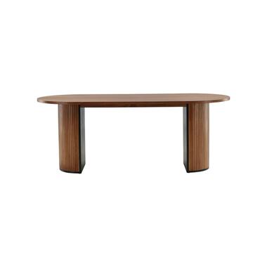 Svea - Vinta deens ovale eettafel - 200 x 90 cm - walnoot product