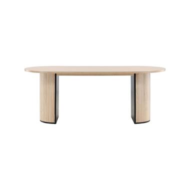 Svea - Vinta deens ovale eettafel - 200 x 90 cm - naturel product