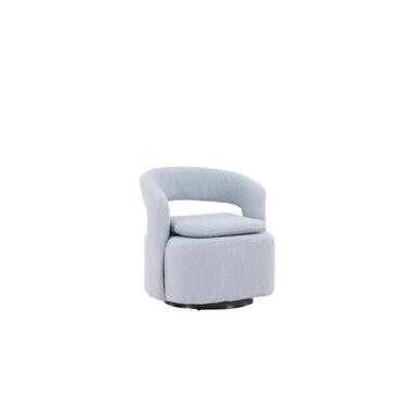 Teno swivel armchair - boucle - light blue product