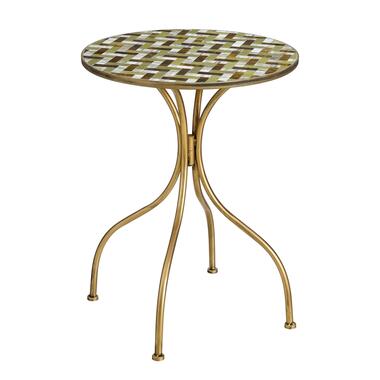 Mica Decorations Alanza Table de Bistro - H76 x Ø61 cm - Métal - Vert product