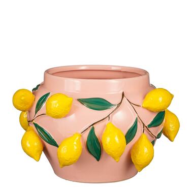 Mica Decorations Melika Cache-pot Intérieur - H19 x Ø29 cm - Céramique - Rose P… product