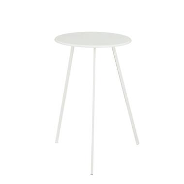 Mica Decorations Seatle Table d'appoint de jardin - H58 x Ø38 cm - Métal - Blanc product