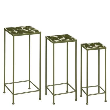 Mica Decorations Bologna Table d'appoint Extérieur - Lot de 3 - L28 x l28 x H67… product