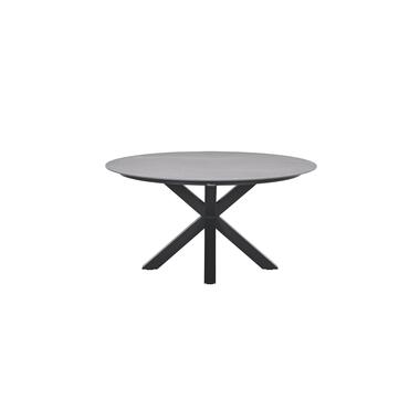 Lowland tafel - Ø150 cm - carbon black - Centostone Napoli grey product