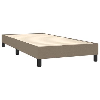 vidaXL Cadre de lit sans matelas taupe 90x200 cm tissu product