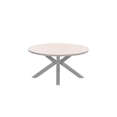 Edison tafel rond - 148 cm - taupe - light teak Vironwood product