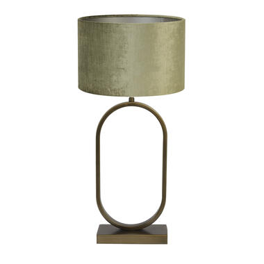 Lampe à poser Jamiri/Gemstone - Bronze/ vert olive - 30x30x67cm product