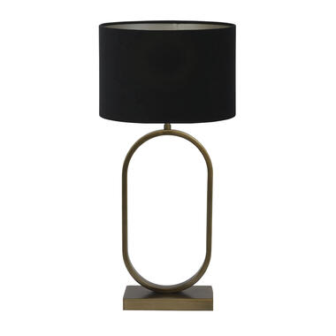 Lampe à poser Jamiri/Velours - Bronze antique/ noir - 30x30x67cm product