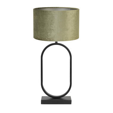 Lampe à poser Jamiri/Gemstone - Noir/ Vert olive - 30x30x67cm product