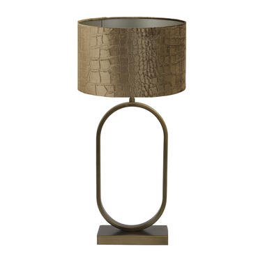 Lampe à poser Jamiri/Praya - Ant. bronze/ brun - 30x30x67cm product