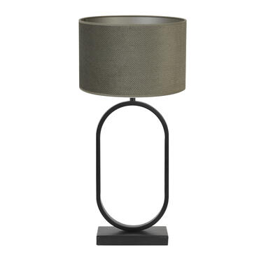 Lampe à poser Jamiri/Vandy - Noir/ Vert olive - 30x30x74cm product