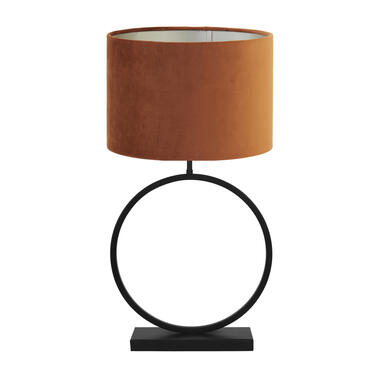 Lampe à poser Liva/Velours - Noir/ Terra - 40x40x78,5cm product