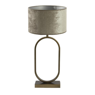 Lampe à poser Jamiri/Chelsea - Bronze/ argent - 30x30x67cm product