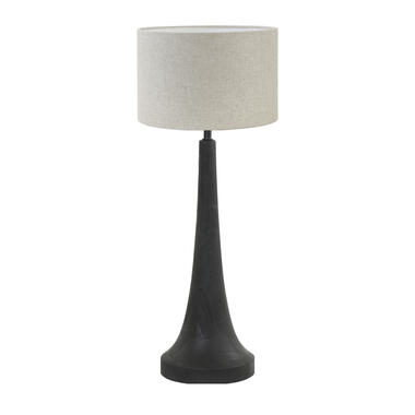 Lampe à poser Jovany/Livigno - Noir/ Naturel - 30x30x74cm product