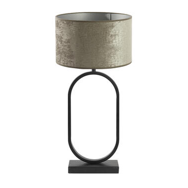 Lampe à poser Jamiri/Chelsea - Noir/ Argent - 30x30x67cm product