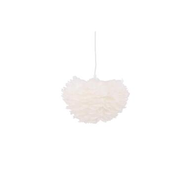 Rumi round pendant lamp - ø 30 cm - white feathers product