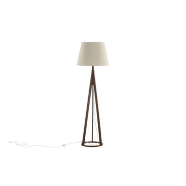 Nala floor lamp - 160 cm - linen - espresso product