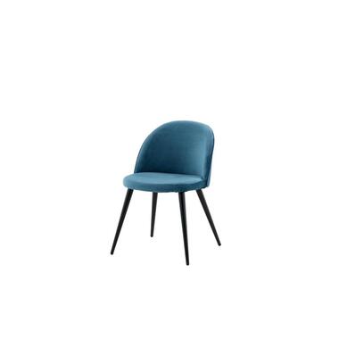 Zako dining chair - velvet - blue product