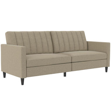 Celine - Canapé clic-clac 3 places en tissu cappuccino product