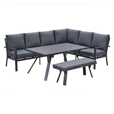 Garden Impressions Senja lounge dining set 4-delig rechts - m. grijs product
