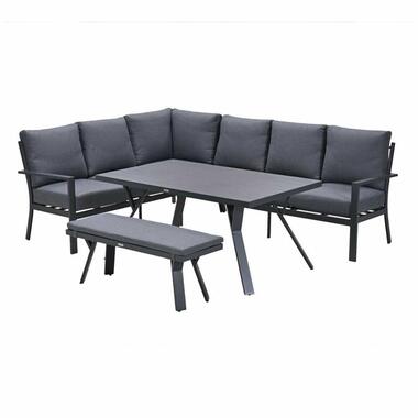 Garden Impressions Senja lounge dining set 4-delig links - m. grijs product
