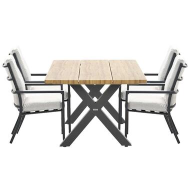 Ensemble de jardin Senja 5 pièces - Table de jardin Zadar 180x100 cm product