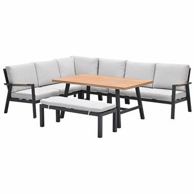 Garden Impressions lounge dining set Lissabon valley sand - 6-delig product
