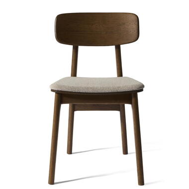Chaise Beige/Noyer - Hauteur 47cm - Livo - Lot de 2 product