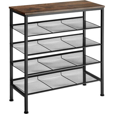 tectake Étagère à chaussures BOURNEMOUTH 75,5x30,5x85,5cm product