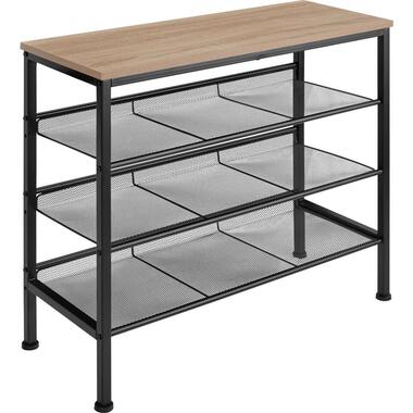 tectake Étagère à chaussures WOLVERHAMPTON 75,5x30,5x69,5cm product