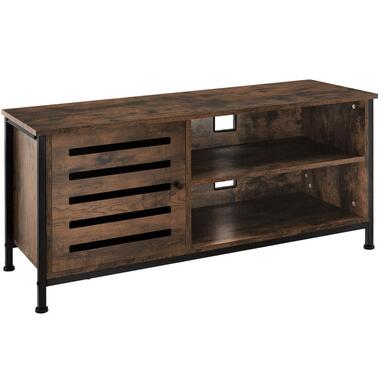 tectake TV-meubel Galway 110x41,5x50,5cm, Industrieel Hout Donker, Rustiek product
