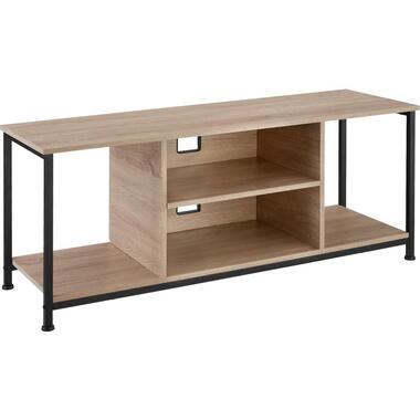 tectake TV-meubel met 4 open vakken en verstelbare plank product