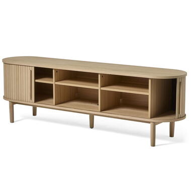 Meuble TV Chêne Clair - 180x40x55,6cm - Meta product