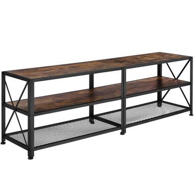 tectake Meuble bas , Bois Foncé Industriel, Rustique product
