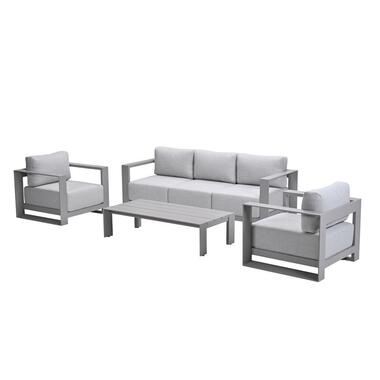 5-persoons stoel-bank loungeset - Levanto - taupe - Garden Impressions product