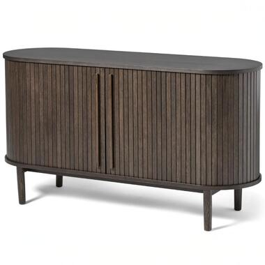 Buffet Chêne Foncé - 140x45x76cm - Meta product
