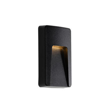 Qazqa tuinspots gem zwart geïntegreerde led product