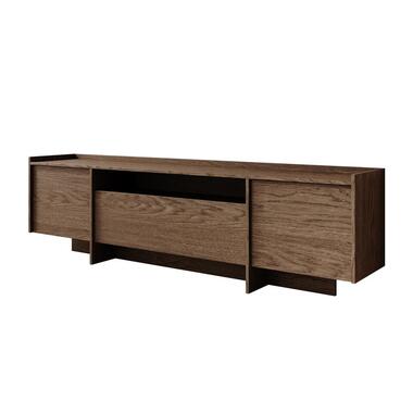 Meubella Meuble TV Jaxon - Chêne foncé - 197 cm product