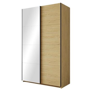 Meubella Armoire Zapata - Chêne - 120 cm - Avec miroir product