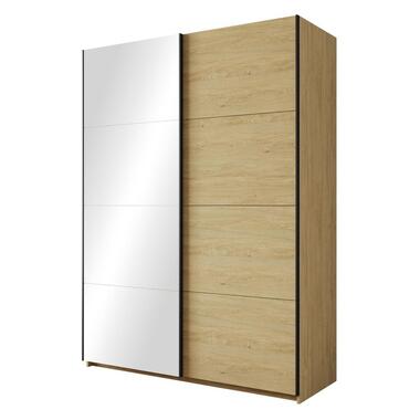Meubella Armoire Zapata - Chêne - 150 cm - Avec miroir product