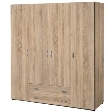 Emob Kledingkast Base - 160 x 52 x 177 cm - Wotan Oak-design product