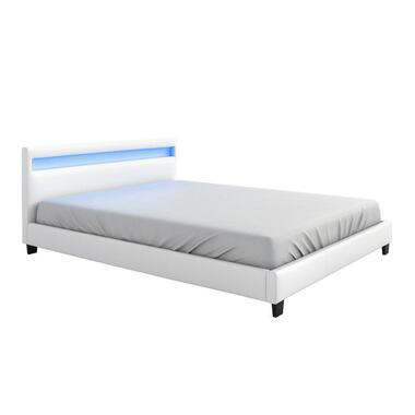 Meubella Lit double Paris - Blanc - 140x200 cm product